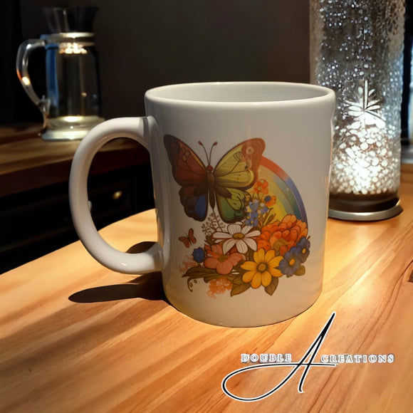 Butterfly Ceramic Mug 11 OZ