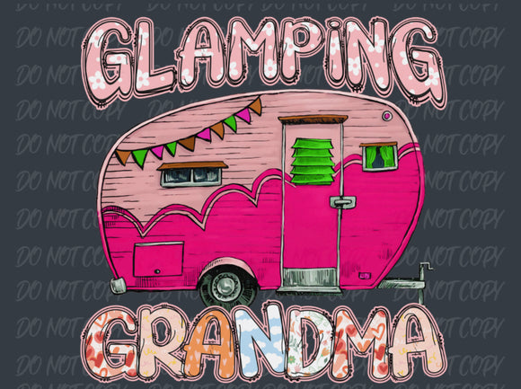 Glamping Grandma -DTF Transfer